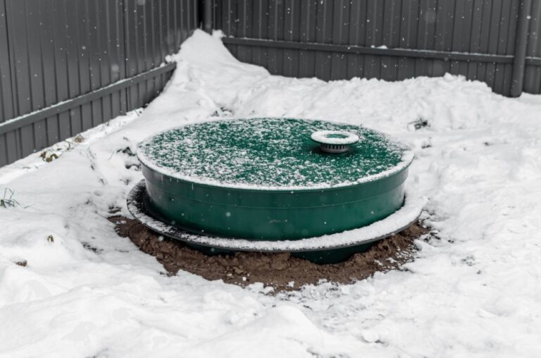 septic tank freezes